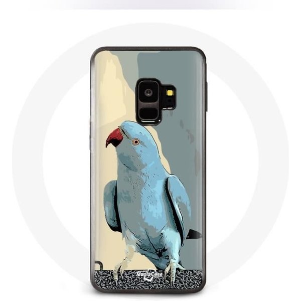 Funda - Samsung - Galaxy S9 - Flexible - Periquitos Loros - Azul Azul-image