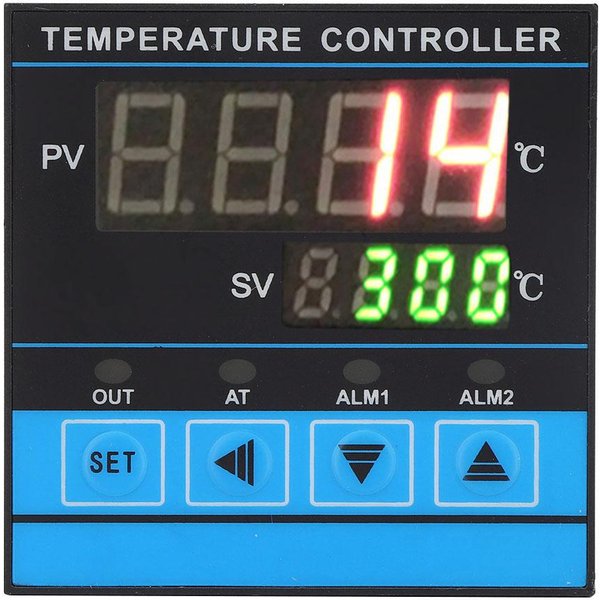 Inteligentny Regulator Temperatury Z Kontrolą Pid, WyjśCie Relay/Ssr, 0-400 Stopni Celsjusza, AC220V-image