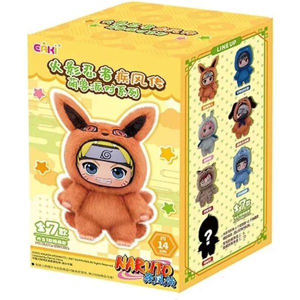 Wysokiej JakośCi Toptoy Naruto Shippuden Seria Impreza Bestii Figurka Winylowa MięKka W Dotyku PudełKo Niespodzianka Chibi Kakashi Sasuke Kolekcjonerska Beige-image
