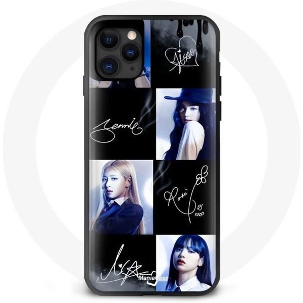 Funda - Maniacase - Iphone 11 Pro - Negro - Foto Firma Blackpink - Flexible Negro-image