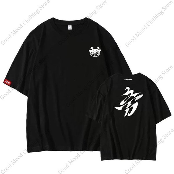 Babymonster Choom Koszulka Kpop Moda Nowy Album Koszulka Dla FanóW Unisex Damska Casualowa Letnia Wysokiej JakośCi BawełNa KróTki RęKaw Topy 2XL-image