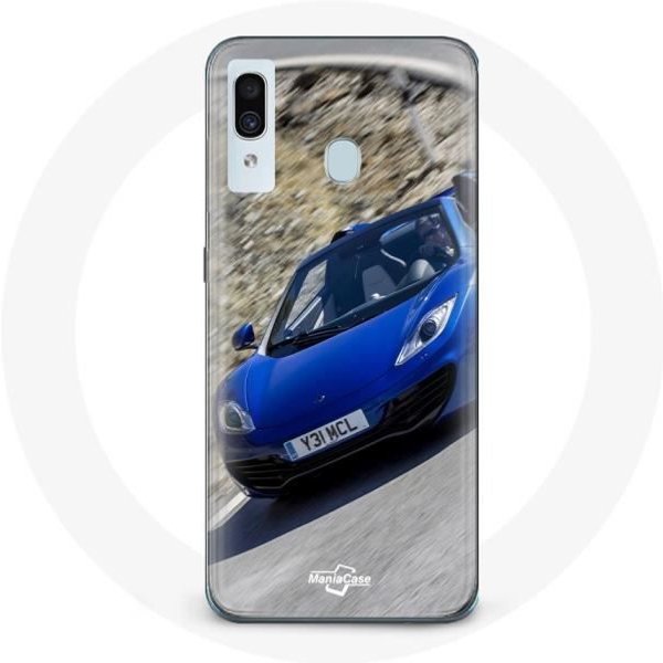 Funda Para Samsung Galaxy A20 FóRmula 1 Mclaren Coche Azul-image