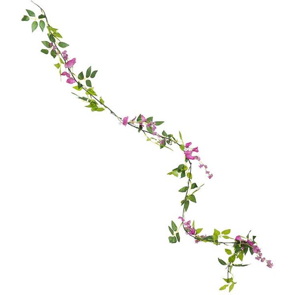 Tenvity Wisteria WinorośL Sztuczne Kwiaty WisząCa Jedwabna Girlanda Do Domu Ogrodu Na ZewnąTrz Ceremonia ŁUk ŚLubny Dekoracja Kwiatowa Green-image
