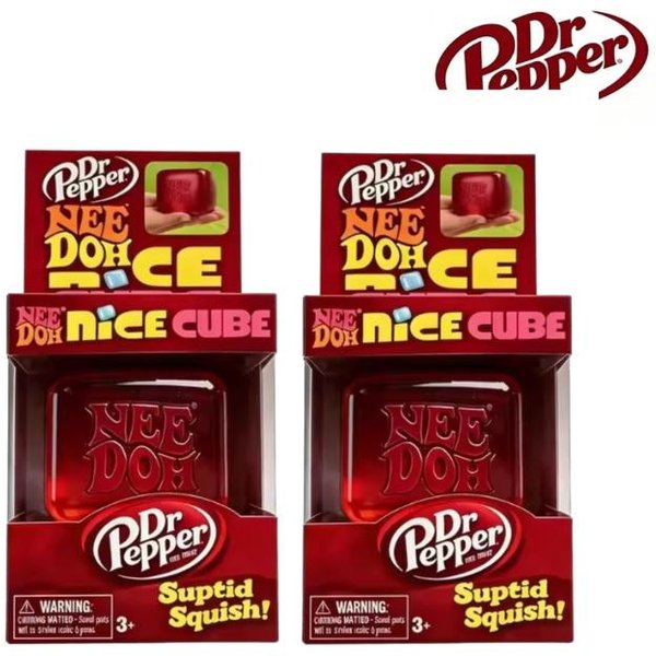 Dr Pepper X Nee Doh Kostka Sensoryczna MięKka Zabawka Fidget Relief Stresu Ukojenie LęKu Dla DorosłYch Dzieci Adhd Autyzm-image
