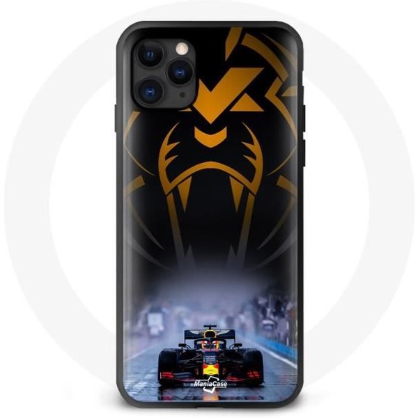 Funda - Maniacase - Iphone 11 - FóRmula 1 Sebastian Vettel - Negra - Flexible Negro-image