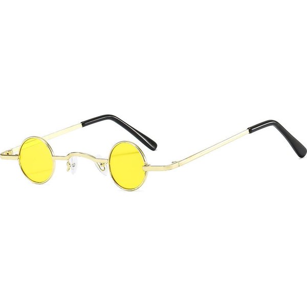 Retro Hip-Hop OkrąGłE MałE Oprawki Okulary PrzeciwsłOneczne UV400 Metalowe Oprawki Dla Kobiet MężCzyzn Gafas De Sol 1PC-image