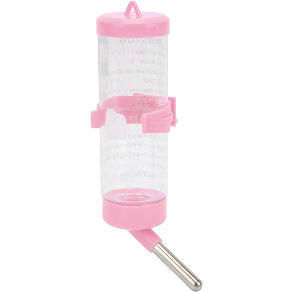 Dispensador De Botella De Agua Para HáMster AutomáTico Sin Goteo Fuente Para Beber HáMster Para Animales PequeñOs Rosa 250ML-image