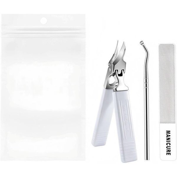 CortauñAs De Acero Inoxidable Para UñAs Encarnadas Hoja Curva Afilada Mango Antideslizante De Alta Resistencia Corte De PrecisióN Para UñAs Gruesas FúNgicas A3-image