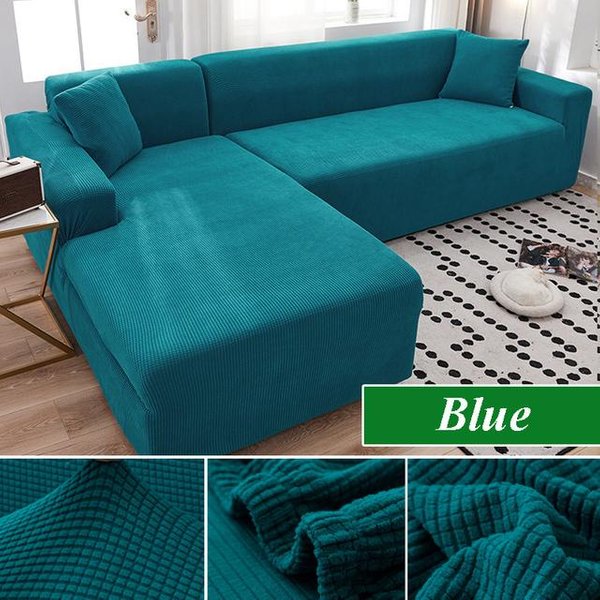 Narzuta Na Sofę Do Salonu Gruby Elastyczny Polar 1/2/3/4 Osobowa NarożNa Sofa W KształCie Litery L Na Sofę Szezlong 1 Seater 90-130Cm-image