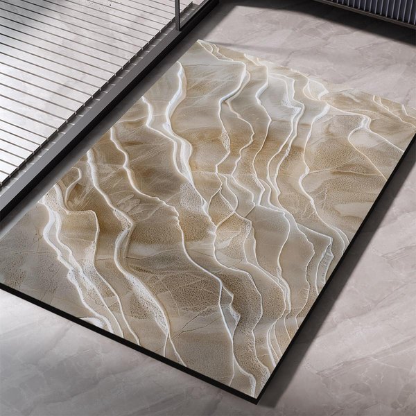 Alfombra De BañO De Diatomita, Felpudo Para Pies, Alfombrillas De BañO De Secado RáPido, Alfombra De Ducha Antideslizante, Alfombra Para Inodoro, Felpudo, Lavable 40Cmx60Cm Gray-image