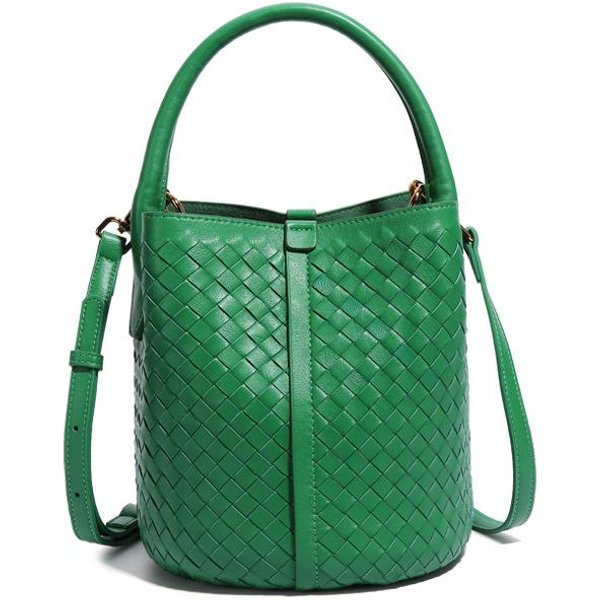 Bolso Balde, Bolso De Mano De Alta Gama, Exquisito Bolso De Hombro ÚNico Para NiñA, Bolso De Madre E Hijo De Gran Capacidad, Bolso Cruzado Retro Tejido Blue-image