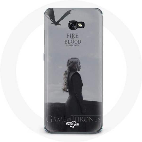 Funda Para Samsung Galaxy A3 2017 Juego De Tronos Temporada 8 Daenerys Targaryen Fuego Y Sangre El Trono D-image