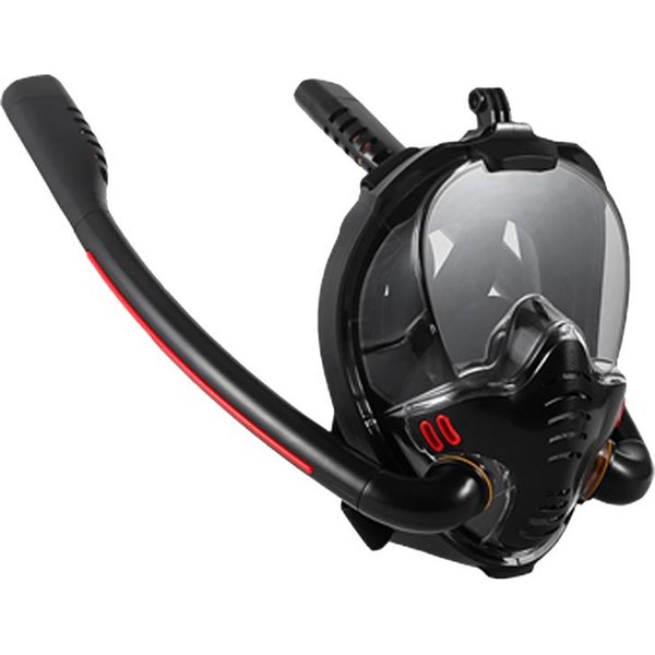 MáScara De Snorkel Doble Tubo Silicona MáScara De Buceo MáScara De NatacióN Para Adultos Gafas De Buceo MáScara De RespiracióN Submarina DiseñO Ligero PráCtico Uso Diario-image