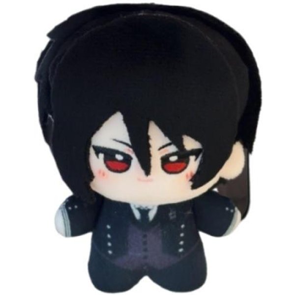 Anime Black Butler Ciel Pluszowa Lalka Wisiorek 10 Cm Uroczy Sebastian Pluszowa Lalka Pluszak Breloczek Dla FanóW Anime Prezenty Black-image