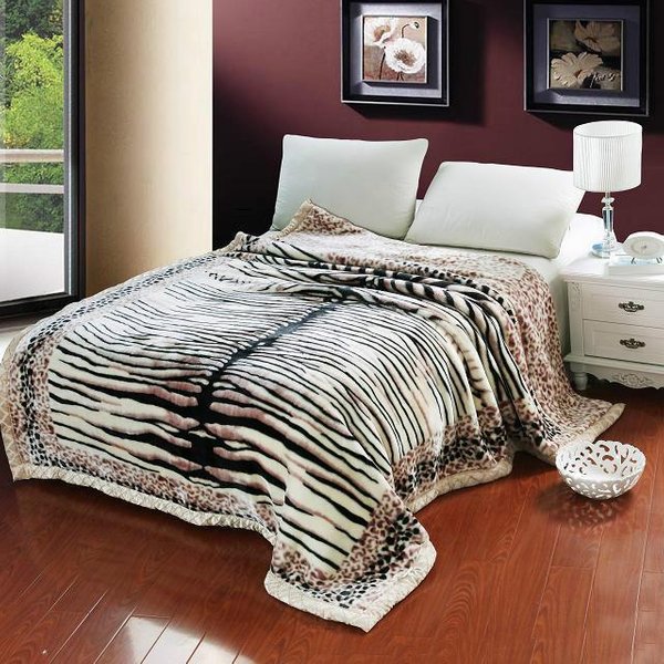 Dwuarstwowe Koce Raszlowe Na ŁóżKa Zimowe MięKkie CiepłE Puszyste Pogrubione Polar Mink Koc Jednoosobowy PodwóJny Rozmiar Koce Ze Sztucznego Futra 150X200CM 2.0KG-image