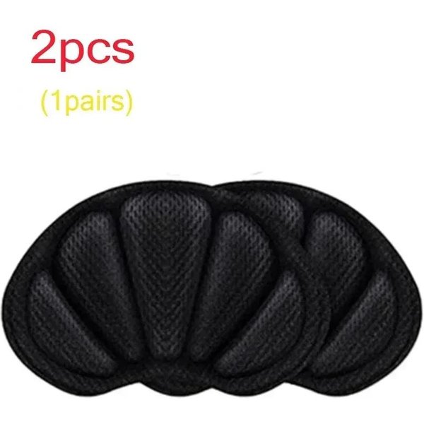 Plantillas Almohadillas Para Talones Ligeras Para Zapatos Deportivos Ajustables Antidesgaste Pies Almohadilla Suave Alivio Almohadillas Antidesgaste Cuidado Del Dolor Inserciones Black-image
