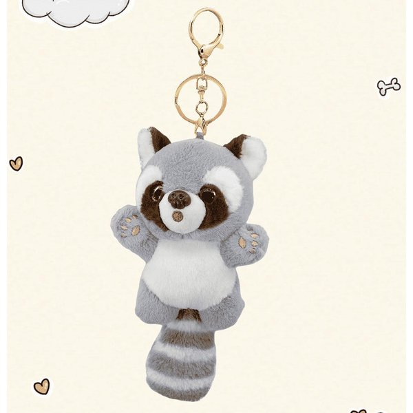 Urocze KreskóWkowe Pluszowe Zabawki Panda Czerwona Wisiorek MałA Szopka Lalka Breloczek Lalka Szopka Z Place Zabaw Pluszowa Dekoracja Plecaka Prezenty Dzieci 20Cm-image