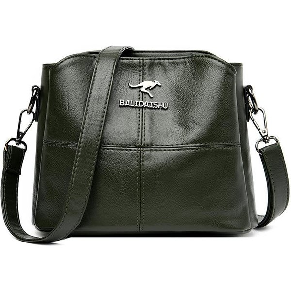 Bolso Nuevo Patchwork Para Mujer De Mediana Edad Bolso De Hombro ÚNico Cruzado Bolso Elegante Para Madre-image