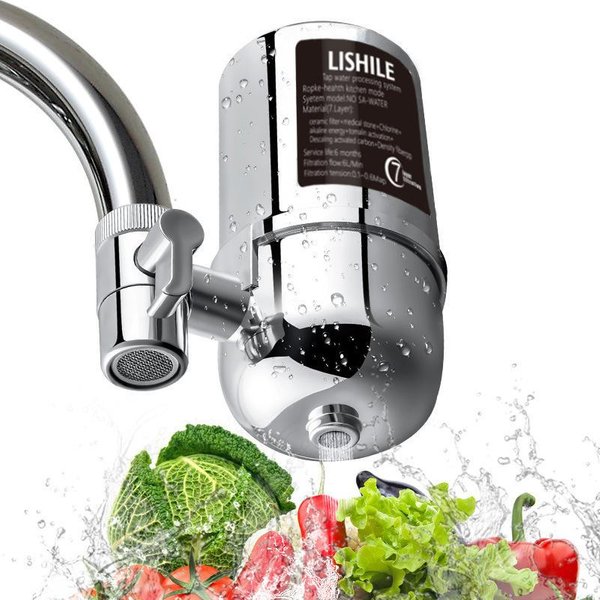 Filtro De Agua Para Grifo Para Fregadero De Cocina O BañO, Purificador De Grifo De FiltracióN Para El Hogar 1PC-image