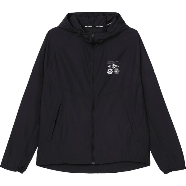 Chaqueta Con Capucha Para Correr Nike Wild Run Miler De Color Liso Para Hombre Ropa De Abrigo Negra DM4721-010 S Black-image