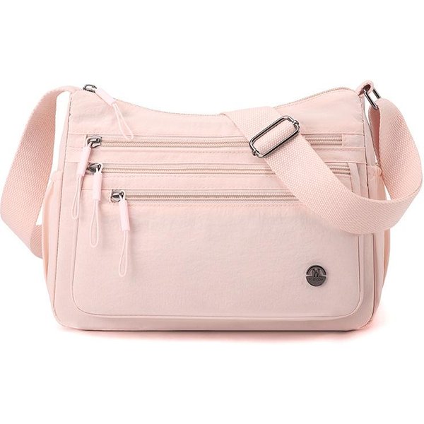 Torba Rekreacyjna O DużEj PojemnośCi Nowa Wielowarstwowa Lekka Torba Na Ramię Modna Nylonowa Prosta Torba Crossbody-image