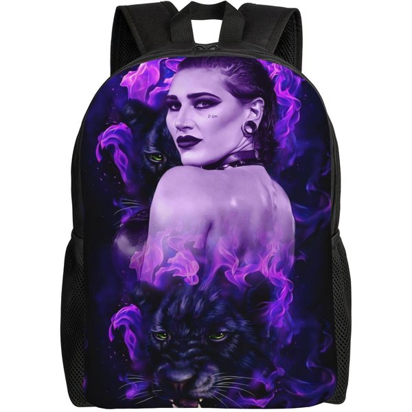 Plecak Rhea Ripley Plecaki Turystyczne MłOdzieżOwe Urocze Torby Szkolne Wysokiej JakośCi TrwałY Plecak One Size Purple-image
