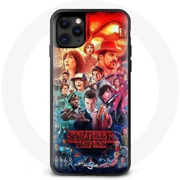 Funda Para Iphone 12 Pro Stranger Things Teaser Temporada 4 PóSter Personajes Arte-image