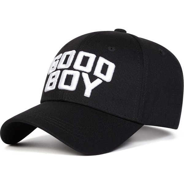 Gorras De BéIsbol Bordadas Unisex Good Boy Primavera OtoñO Ajustables Para Exteriores Sombreros Casuales Sombrero Protector Solar Gorra Deportiva White-image