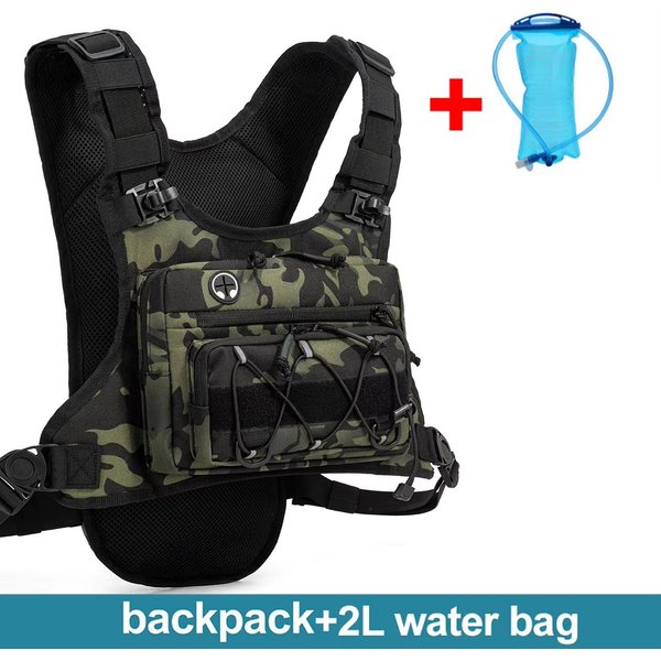 Mochila De Pecho Para Correr Chaleco De HidratacióN Para Ciclismo Senderismo Carrera De Bicicleta MaratóN Bolsa Hombres Mujeres Bolsita Deportiva Mochila De Camping Other-image