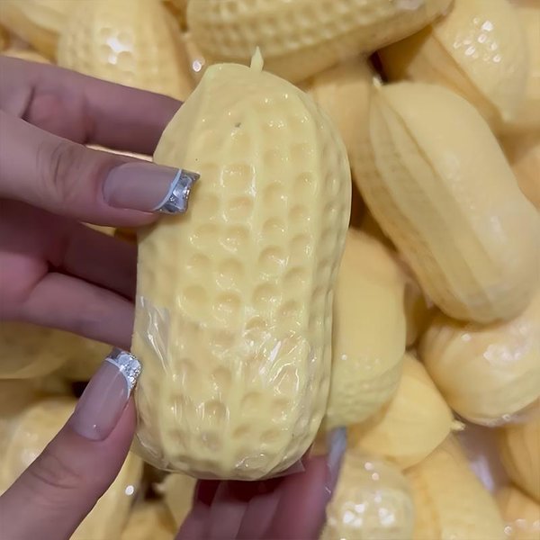 MięCiutka Orzeszek ZgniatająCa Zabawka Fidget Klocki WypełNienie Bez Odbicia PiłEczka Anty Stresowa Zabawka Fidget Dla DorosłYch Asmr Sensoryczna Zabawka Anty Stresowa Brown-image