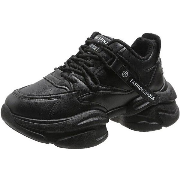 Zapatillas De Lujo Para Mujer DiseñAdor Plataforma Moda Zapatillas De Papá Zapatos Para Caminar Al Aire Libre Zapatos Casuales Para Dama Zapatillas Chunky Mujer 39-image