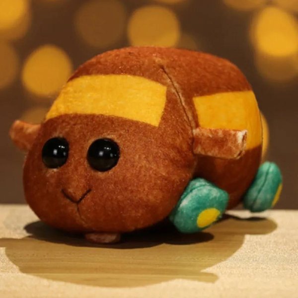 Kawaii Pui Pui Molcar Pluszowe Zabawki MięKkie Wypchane Lalki Myszki Urocza Dekoracja Pokoju Dla Dzieci Zabawki Hobby Urodziny BożE Narodzenie Wykwintne Prezenty 18Cm Orange-image