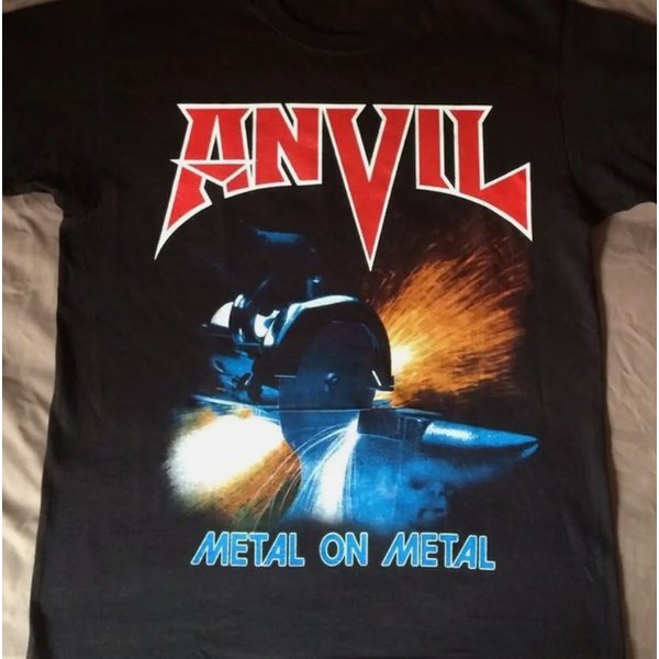 Camiseta Unisex Metal On Metal Anvil Band Manga Corta Negra Todas Las Tallas S A 5XL Unisex Unisex Camiseta XL Varios Colores-image