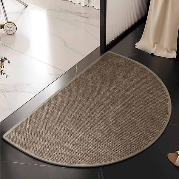Wycieraczka Domowa Toaleta Toaleta SzybkoschnąCy Dywan Mata PodłOgowa Do Toalety OdprowadzająCa Wilgoć Mata AntypośLizgowa Drzwi łAzienkowe TrwałA 40 * 60CM-image