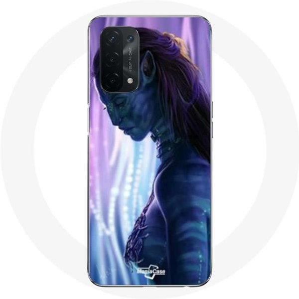 Funda Para Oppo A74 5G - Maniacase - Avatar Neytiri - Flexible - Blanca - Mixta-image