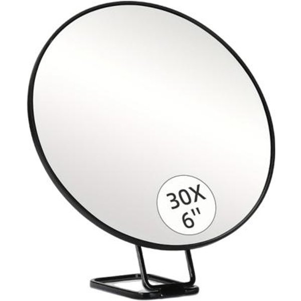 Lustro PowięKszająCe 10X/20X/30X PowięKszenie RęCzne Lusterko Do MakijażU PrzenośNe UrząDzenie Kosmetyczne Do PodróżY W Domu C-image