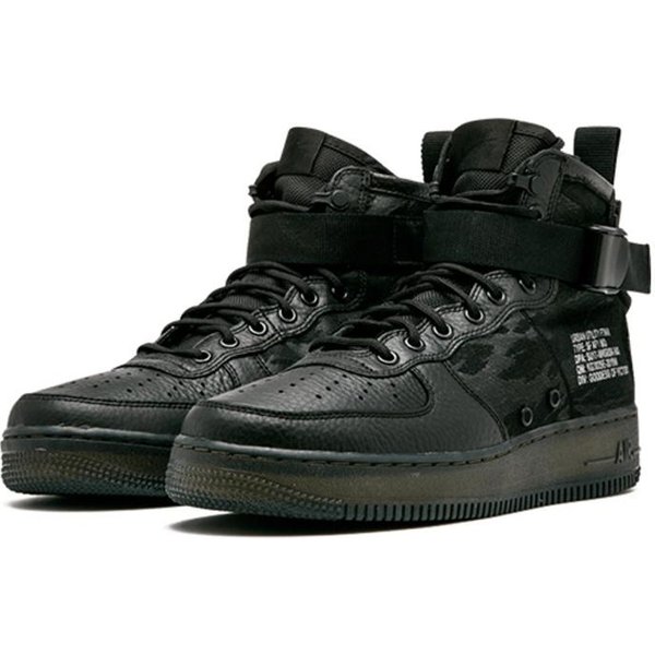 Nike SF Air Force 1 Mid Negro Cargo Caqui AA7345-001 38 Black-image