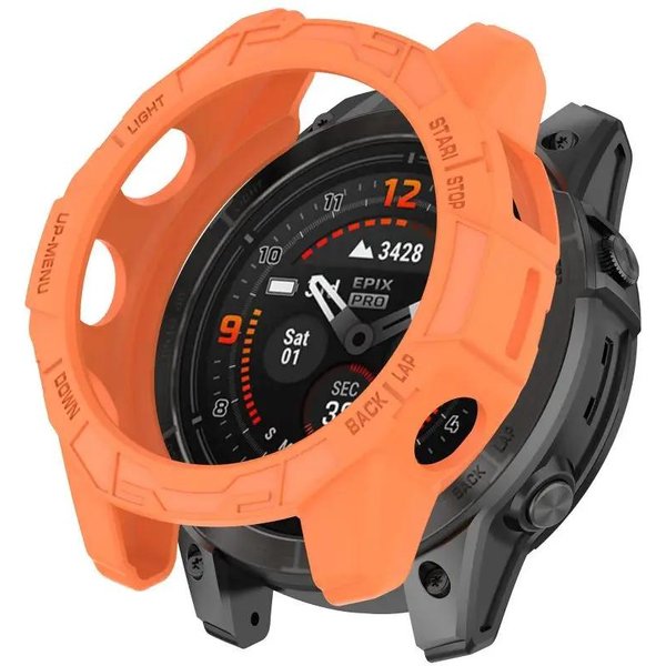 MięKkie Silikonowe Etui TPU Dla Garmin Epix Pro (Gen 2) 51MM 47MM 42MM Fenix 7S 7 7X Pro Ochronna Obudowa Skorupa Pasek Do Zegarka For Fenix 7X Pro-image