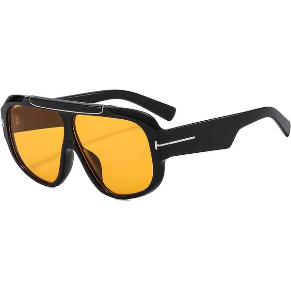 Nowe Vintage DużE Oprawki Okulary Trend Oversize Pilotki Okulary PrzeciwsłOneczne Kobiety MężCzyźNi Luksusowe Designerskie Okulary Punkowe Jazda Cień UV400-image