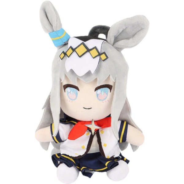Kawaii Maskotki Uma Musume Pretty Derby Postać Z Anime Oguri Cap Pluszowa MięKka Wypchana Lalka Kolekcjonerski Prezent Urodzinowy Dla FanóW 24Cm-image