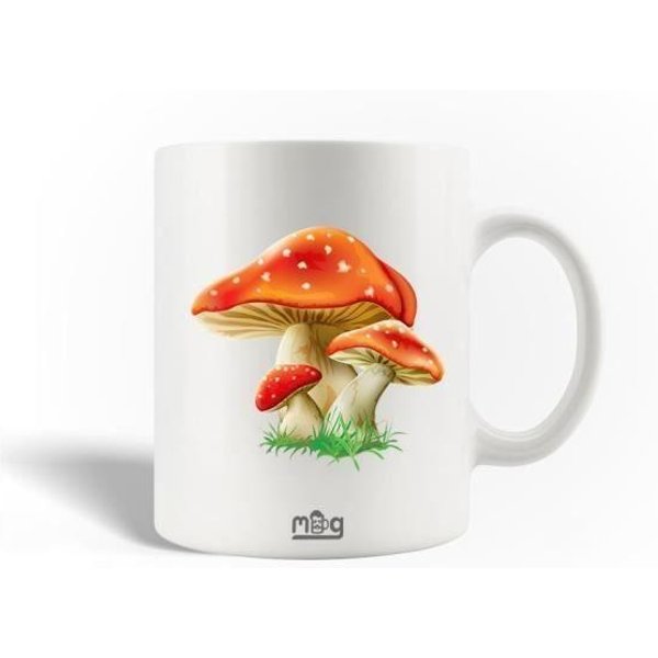 Taza De CeráMica - Maniacase - Roja - 30Cl - Apta Para Lavavajillas - Forma Redonda-image