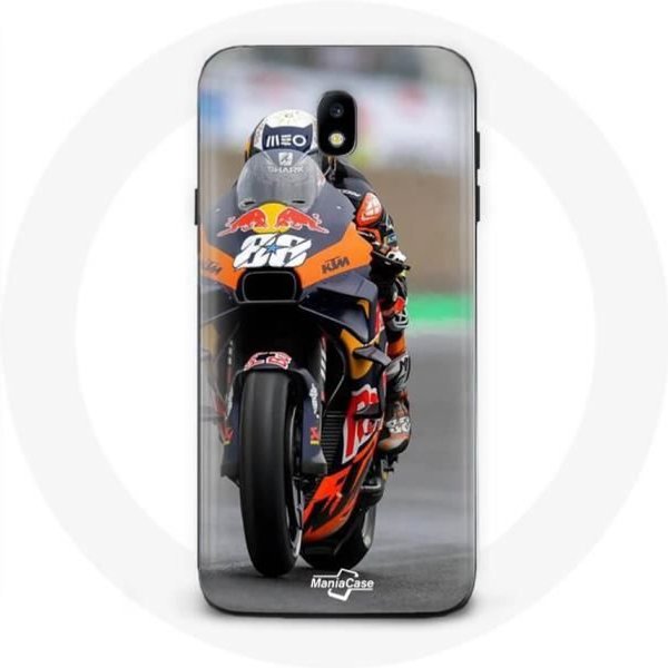 Funda - Maniacase - Samsung Galaxy J7 2017 - Flexible - Negro - Moto GP Negro-image