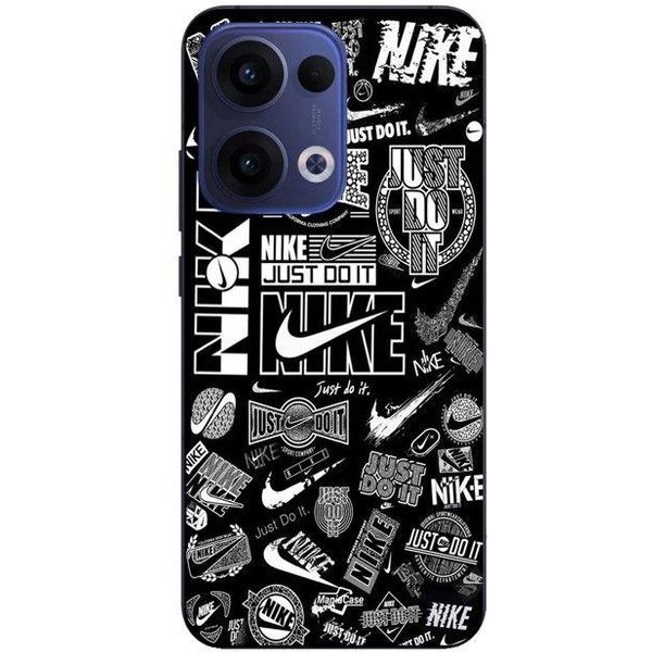 Etui Na Telefon - Maniacase - Oppo Reno 13 5G - Silikon - Czarno-BiałE - Graffiti Czarny-image