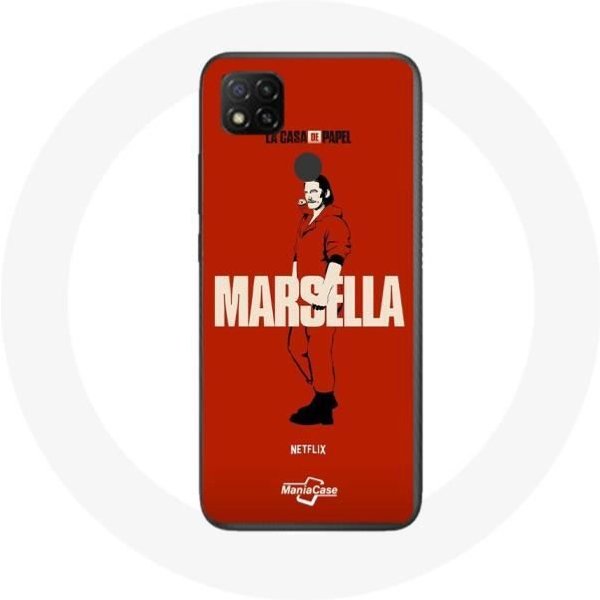 Coque Xiaomi Redmi 9C La Casa De Papel Marsella Dessin-image