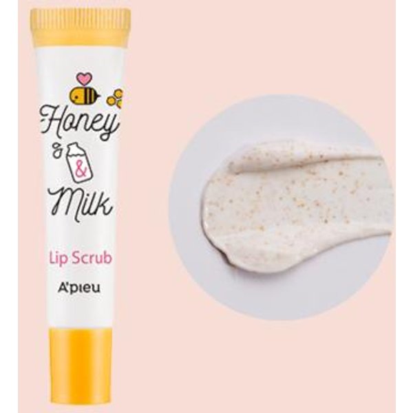 A'pieu Exfoliante Labial Con Miel Y Leche 8 Ml Tienda 100% AutÉNtica White-image