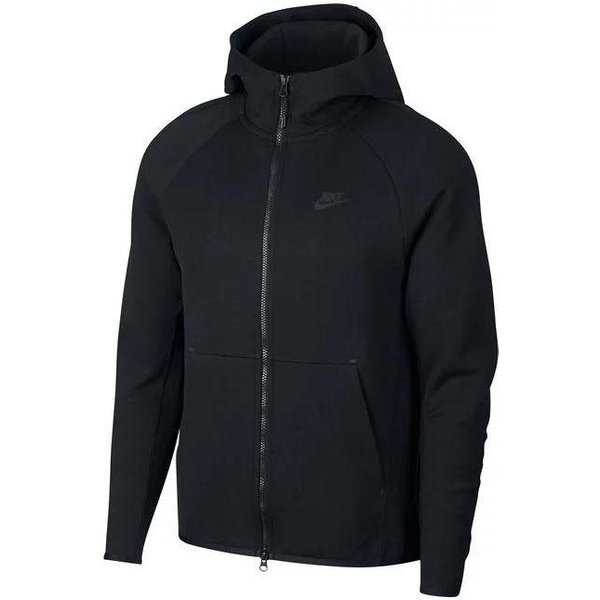 Chaqueta Unisex De Manga Larga Con Cierre De Cremallera Y Estampado Del Logo De Nike Negro 928483-010 XL Black-image