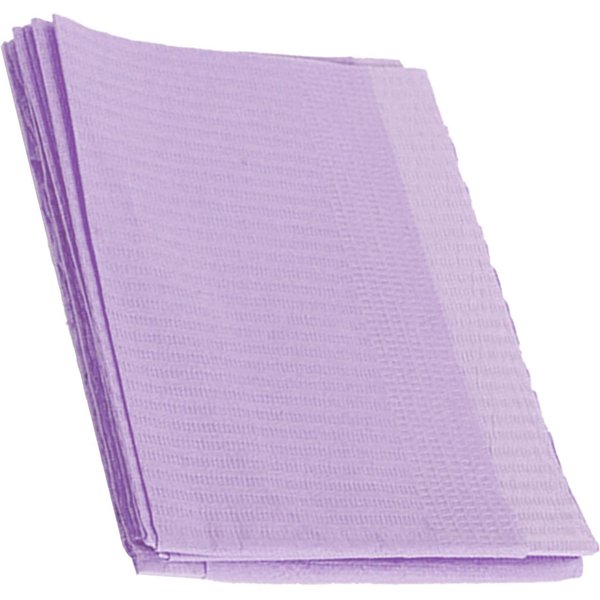 125 Unidades Baberos Dentales Desechables Impermeables Hojas De Suministro Dental Desechables Para UñAs Y Belleza Morado PúRpura-image