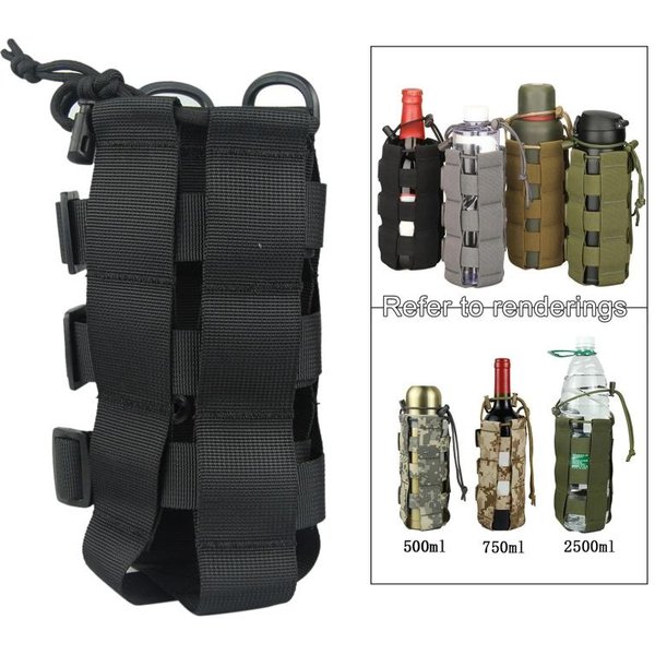 Bolsa TáCtica Molle MultifuncióN Para Intercomunicador Camping Senderismo Bolsa Para Botella De Agua Mochila De Caza Porta Botellas Equipo De Camping-image