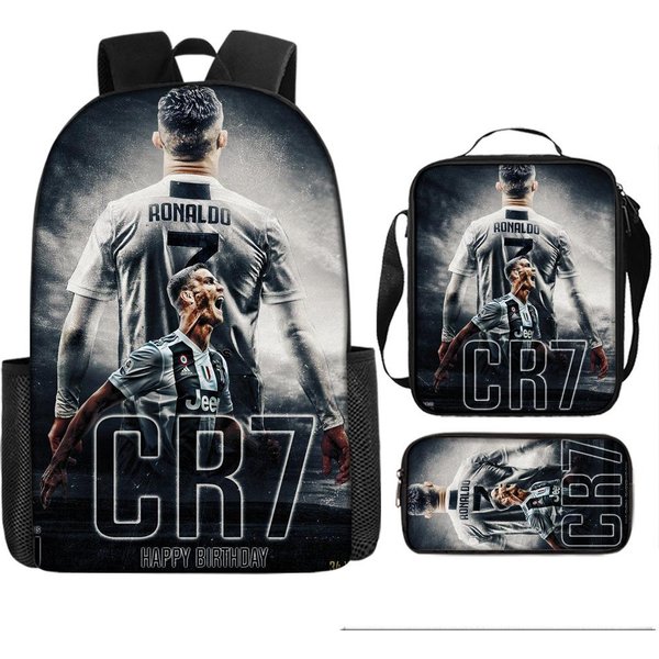 Szkolny Plecak Dla Dzieci, Plecak, Drukowany PióRnik Dla Ucznia, Plecak, Zestaw TrzyczęśCiowy O DużEj PojemnośCi Backpack-image