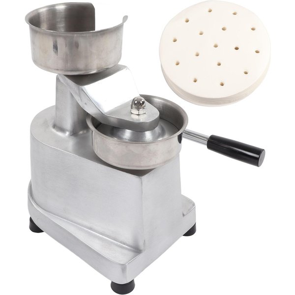 MáQuina Manual Para Hamburguesas Aluminio Acero Inoxidable Prensa Para Hamburguesas Fabricante De Carne MáQuina Formadora Diameter 130Mm/5.12In-image